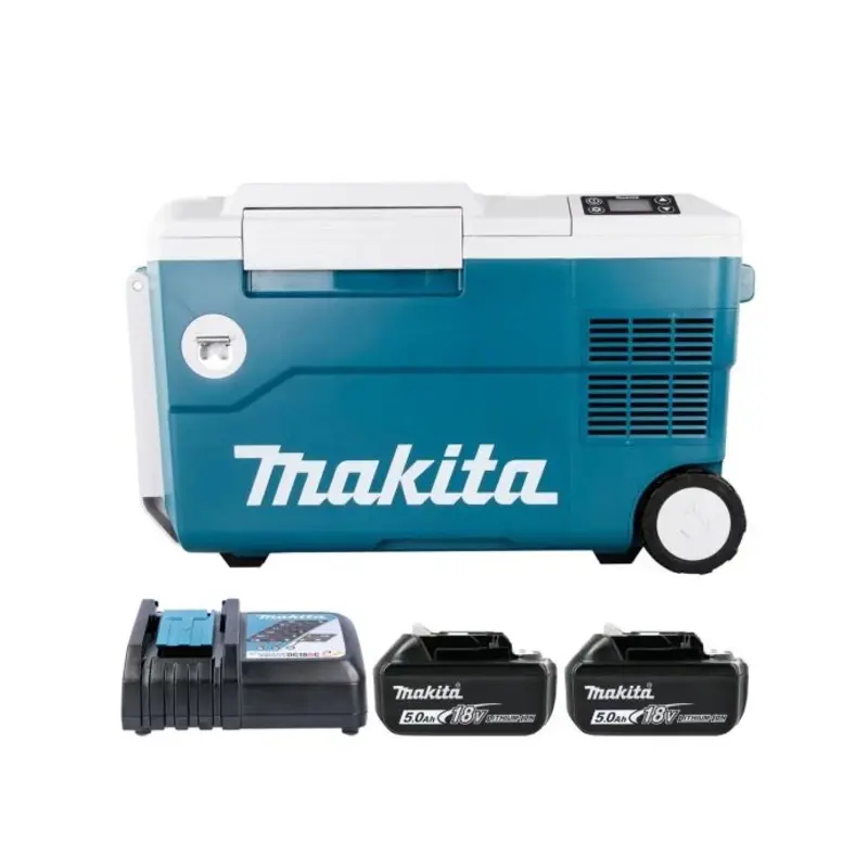 Makita DCW180RTE 18V LXT Cordless Cooler / Warmer Box With 2 x 5.0Ah Batteries & Charger