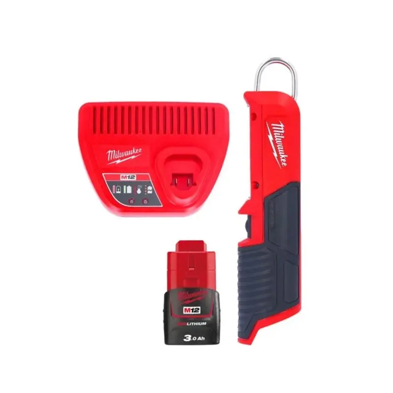 Milwaukee M12SL 12V Cordless LED Light Stick With 1 x 3.0Ah Battery & Charger