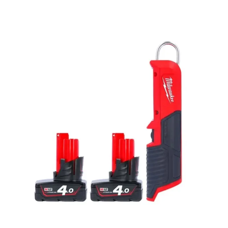 Milwaukee M12SL 12V Cordless LED Light Stick With 2 x 4.0Ah Batteries