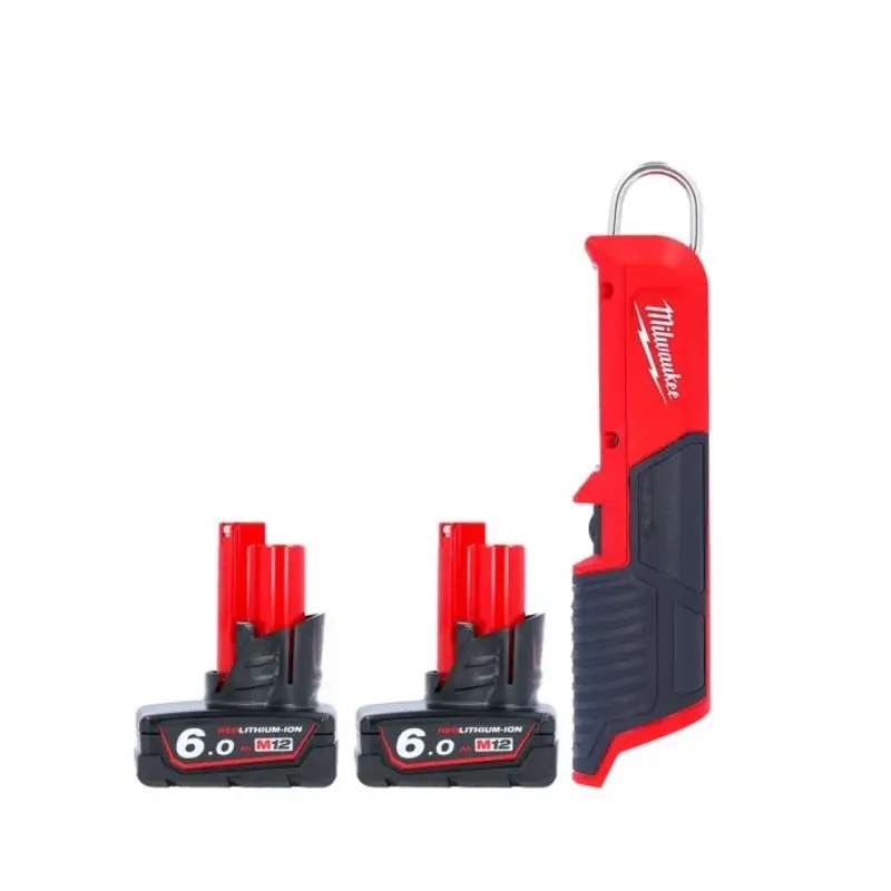 Milwaukee M12SL 12V Cordless LED Light Stick With 2 x 6.0Ah Batteries