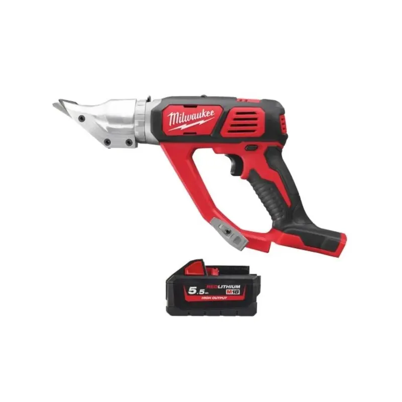 Milwaukee M18BMS12 18V Cordless Compact 1.2mm Metal Shear With 1 x 5.5Ah Battery