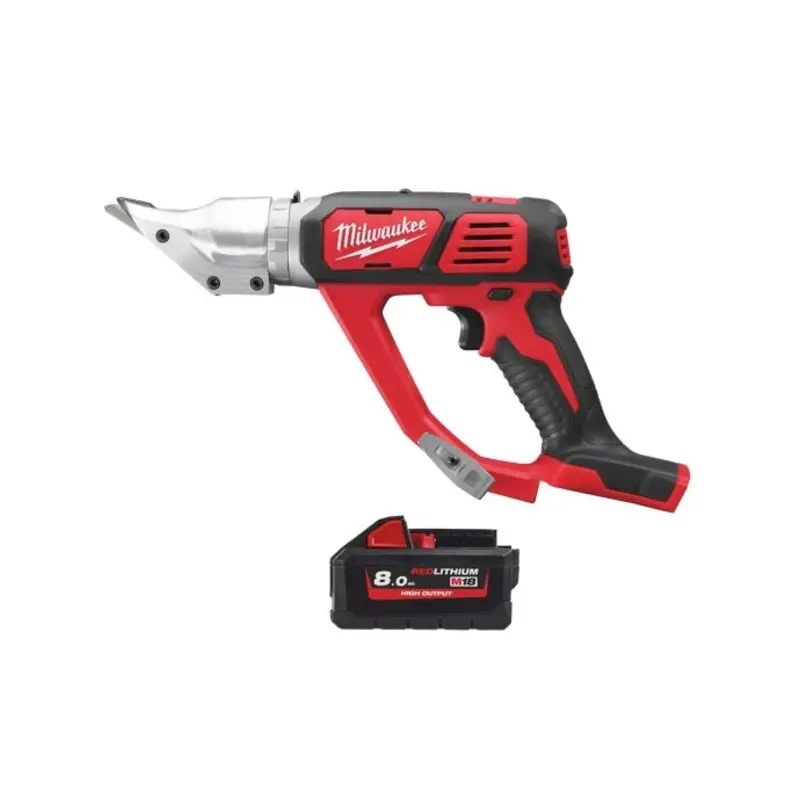 Milwaukee M18BMS12 18V Cordless Compact 1.2mm Metal Shear With 1 x 8.0Ah Battery