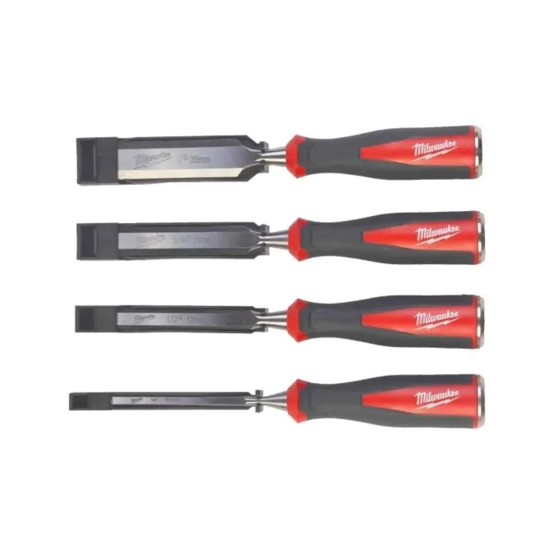 Milwaukee 4932479897 Beveled Edge Chisels Set 4 Piece