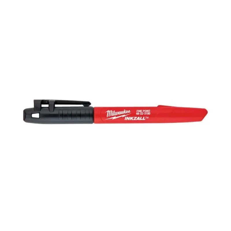 Milwaukee 48223100 Inkzall Jobsite Fine Point Black Marker