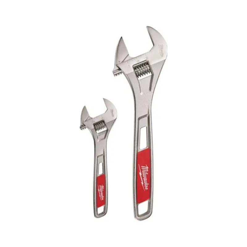 Milwaukee 48227400 150/250mm Adjustable Wrenches Twin Pack