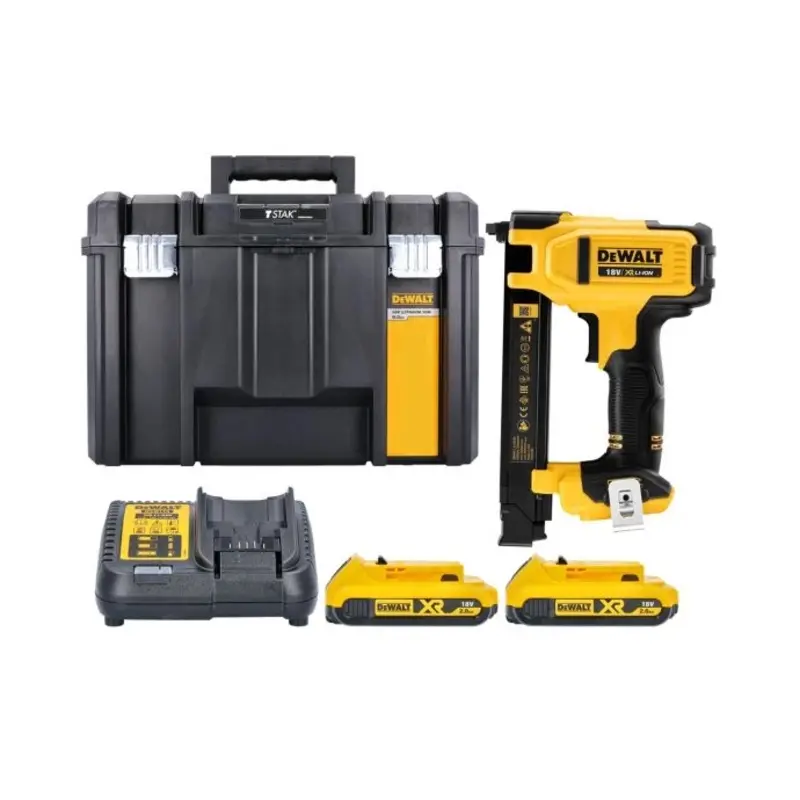Dewalt DCN701D2 18V XR Electrician Stapler With 2 x 2.0Ah Batteries, Charger & Case
