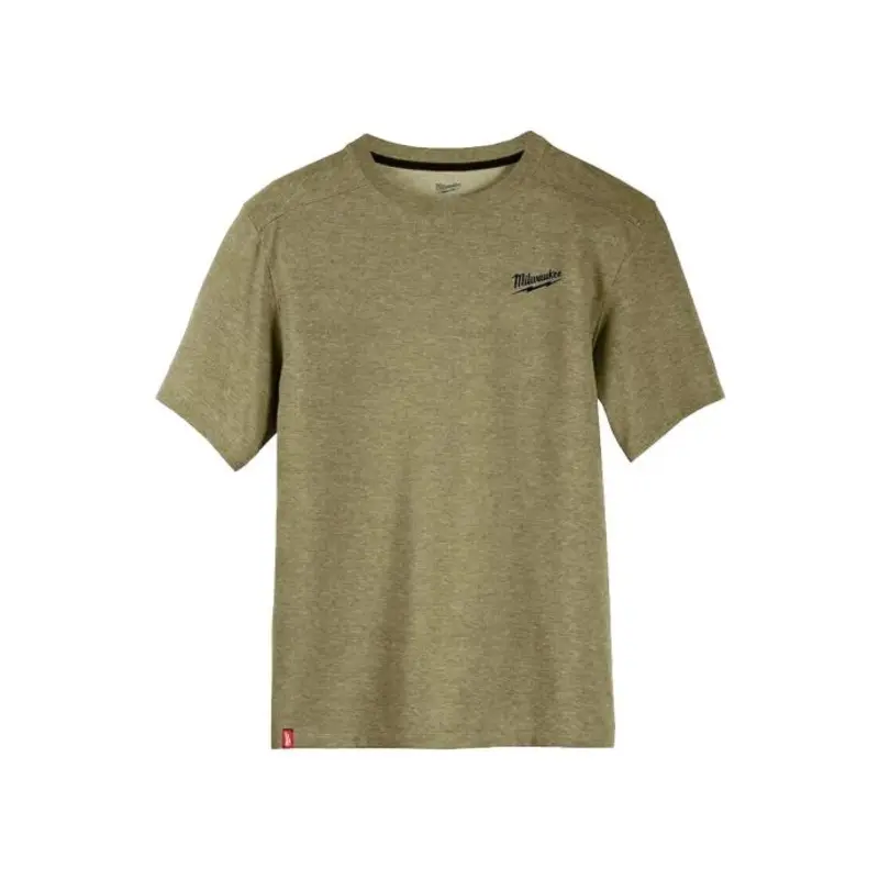 Milwaukee 4932492980 Large Green Short Sleeve T-Shirt