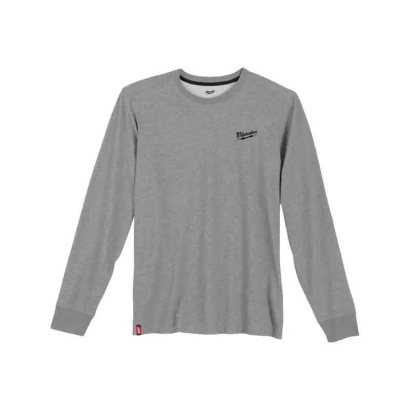 Milwaukee 4932492992 Hybrid Grey Long Sleeve T-Shirt XXL