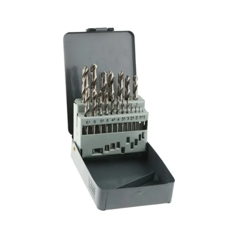Makita P-19906 19 Piece HSS Ground Point Drill Bit Set - 1mm - 10mm
