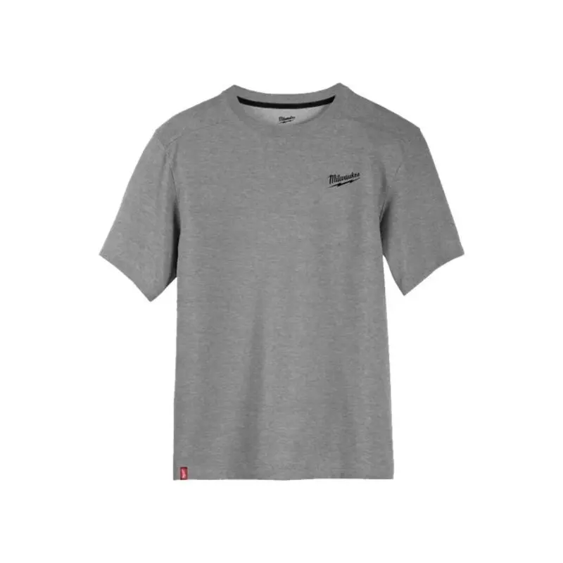 Milwaukee 4932492969 Hybrid Medium Gray Short Sleeve T-Shirt