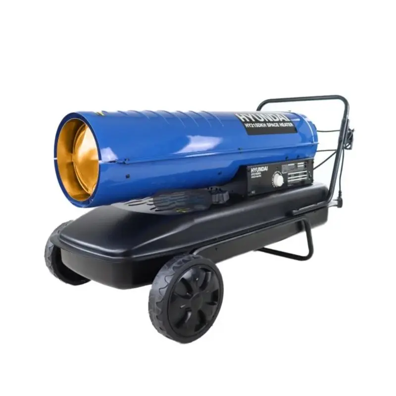 Hyundai 215,000BTU / 63kW Diesel or Kerosene Space Heater, 1500m3 Coverage, Thermostat