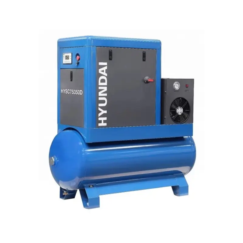 Hyundai HYSC75350D 7.5hp 350 Litre Screw Air Compressor