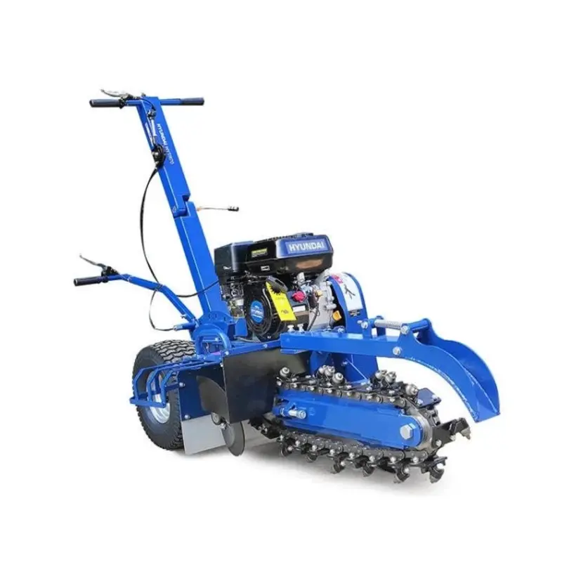 Hyundai 210cc 7hp Petrol Trencher, Recoil Start, 450mm Depth