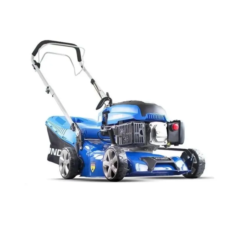 Hyundai 17" / 43cm 139cc Self-Propelled Petrol Lawnmower, 25-75mm Cuts, Rear Discharge