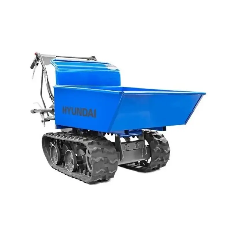 Hyundai 196cc 300kg Petrol Tracked Mini Dumper Power Barrow Transporter