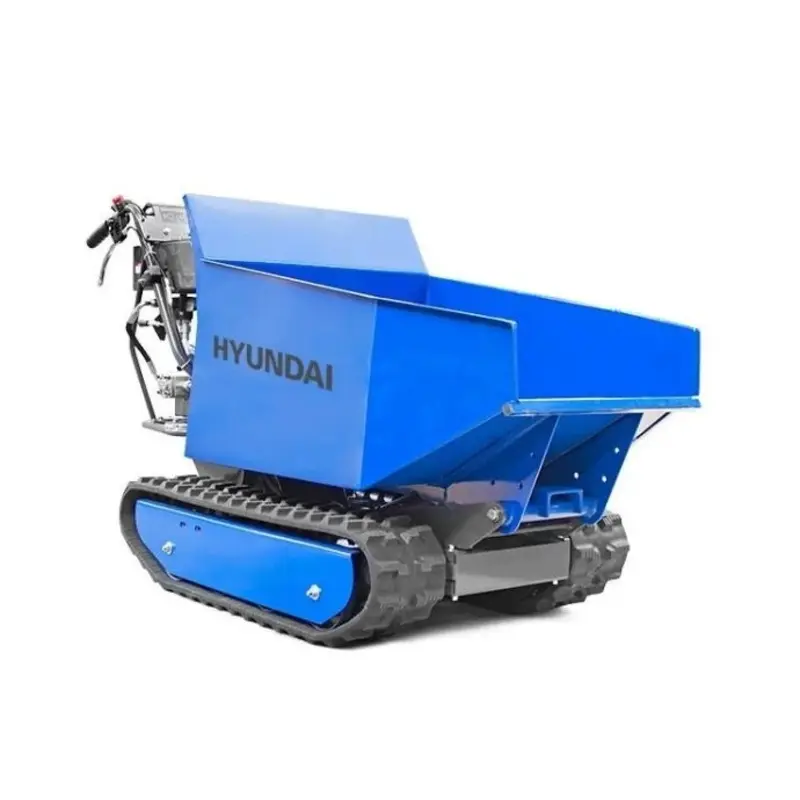 Hyundai 196cc 500kg Petrol Tracked Mini Dumper Power Barrow Transporter