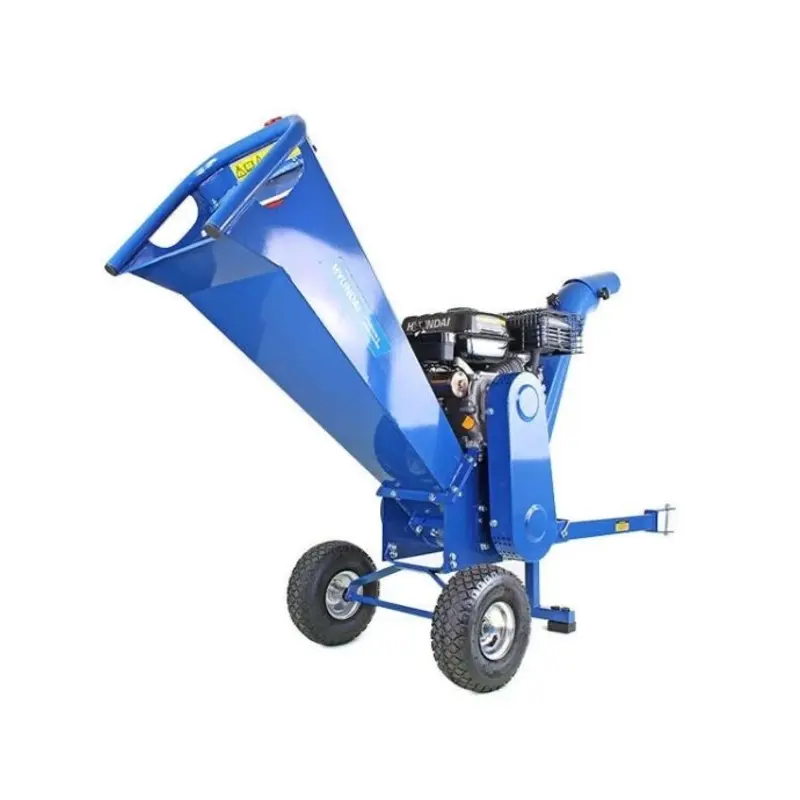 Hyundai 212cc 70mm Petrol Wood Chipper 7hp Electric Start 4-Stroke