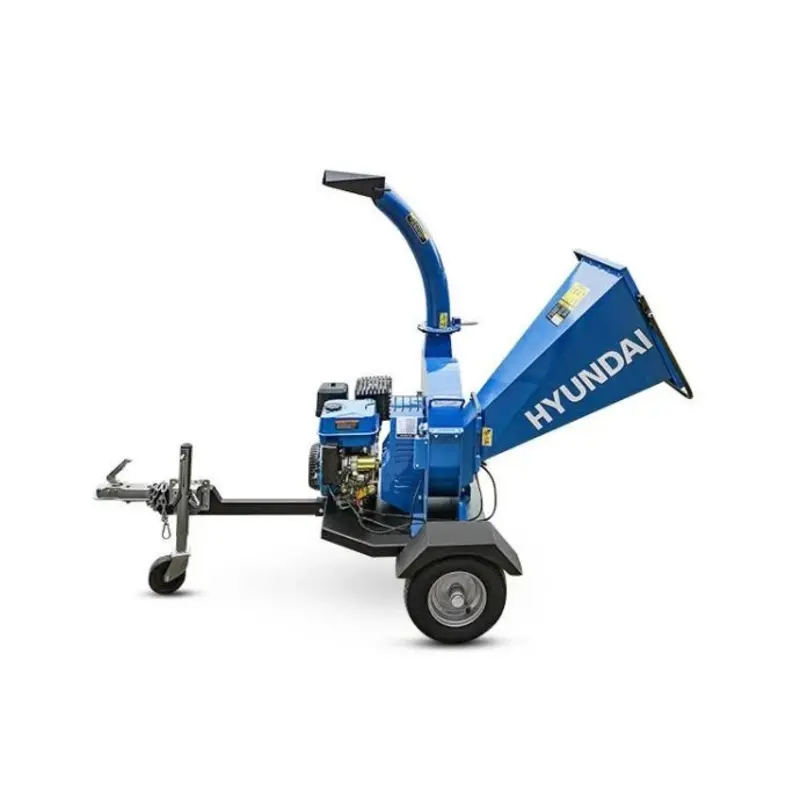 Hyundai 420cc 110mm Petrol Wood Chipper with Electric-Start Engine 4-Stroke Engine