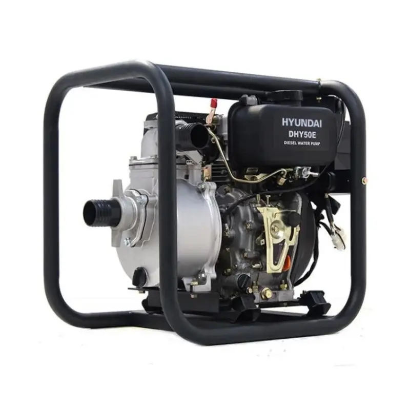 Hyundai 50mm 2''Diesel Water Pump, 25m Total Head, 8m Lift, 600L/min Flow Rate, 6hp, 221cc