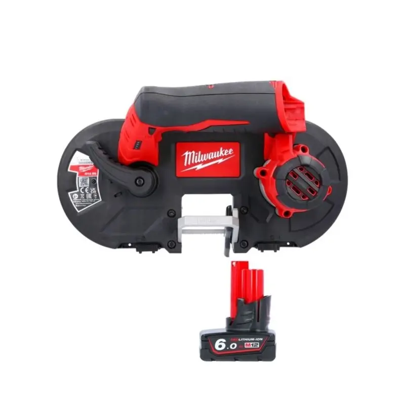 Milwaukee M12BS 12V Sub Compact Cordless Bandsaw With 1 x 6.0Ah Battery