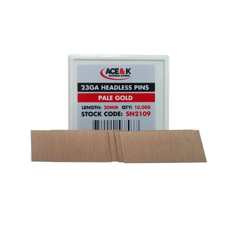 ACE & K SN2109 23 Gauge Liquor Headless Pin 30mm - Box Qty. 10000