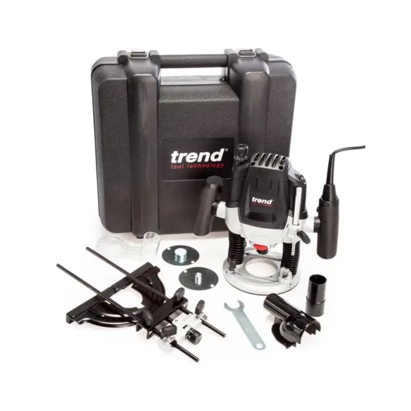 TREND 2100W  Inch Variable Speed Plunge Router 240V UK