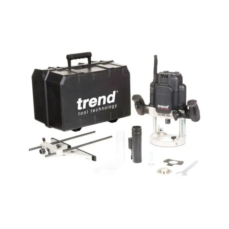 TREND 2300W 1/2" Variable Speed Plunge Router 240V UK