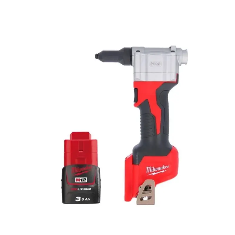 Milwaukee M12BPRT 12V M12 Cordless Pop Rivet Gun With 1 x 3.0Ah Battery