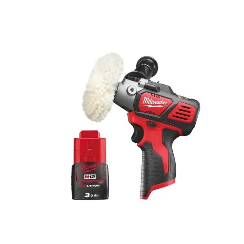 Milwaukee M12BPS M12 12V Cordless Sub Compact Polisher / Sander With 1 x 3.0Ah Battery