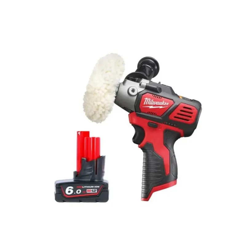 Milwaukee M12BPS M12 12V Cordless Sub Compact Polisher / Sander With 1 x 6.0Ah Battery