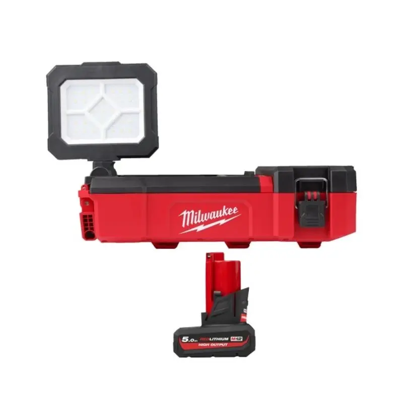 Milwaukee M12POAL 12V Cordless PACKOUT Area Light With 1 x 5.0Ah Battery