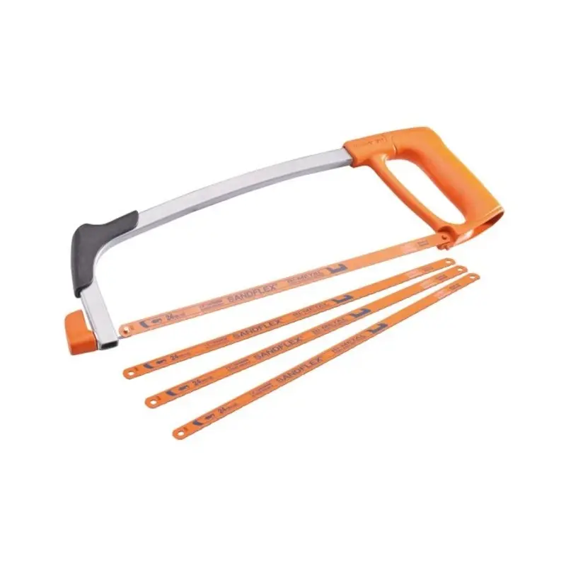 Bahco XMS23HACKBL 300mm 12" Hacksaw With 3 Extra Blades