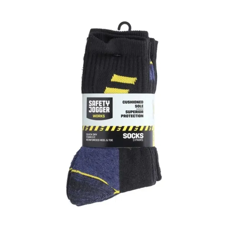 Safety Jogger SJ Sock Colour: Black/Yellow