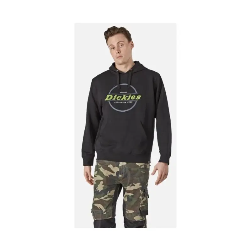 Dickies Towson Graph Hoodie - Size: S Colour: Black
