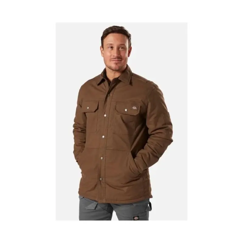 Dickies Flex Duck Shirt Jacket - Size: M Colour: Timber