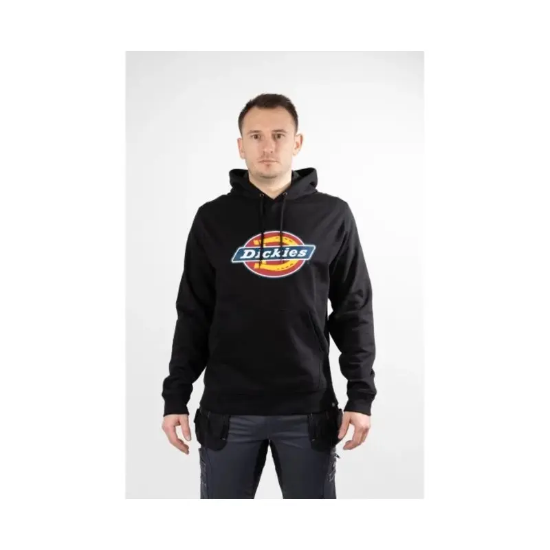 Dickies Logo Graphic Fleece Hoodie - Size: 3XL Colour: Black