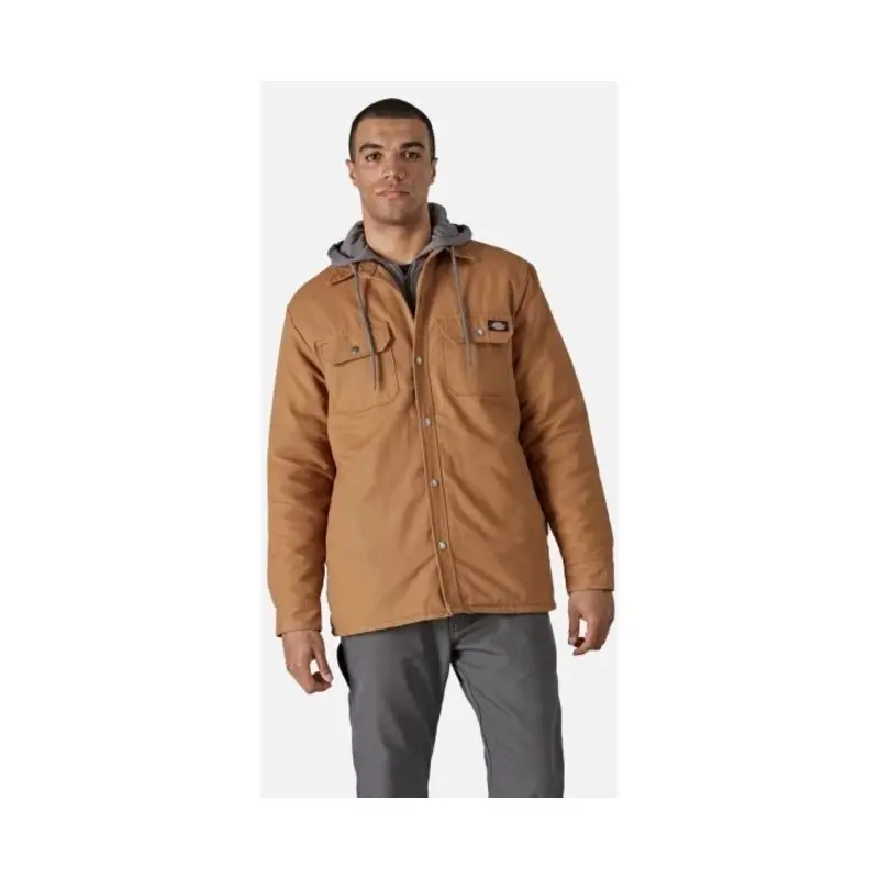 Dickies Duck Shirt Jacket - Size: XXL Colour: Brown Duck