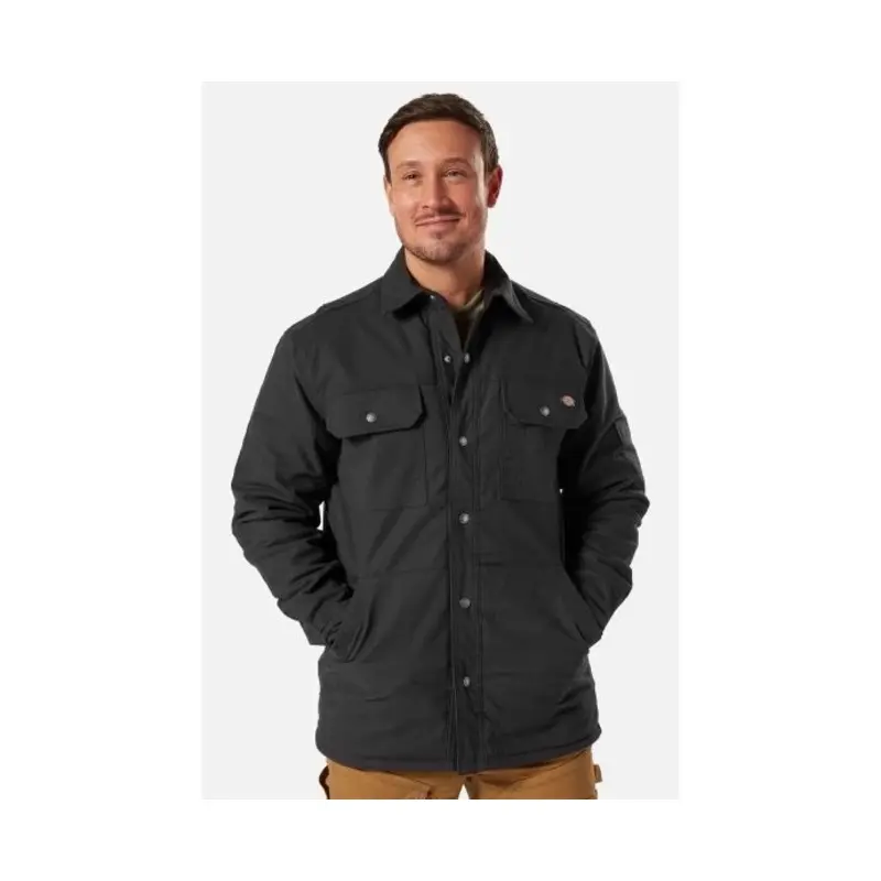 Dickies Flex Duck Shirt Jacket - Size: M Colour: Black