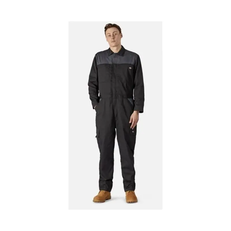 Dickies Everyday Coverall - Size: L Colour: Black Grey