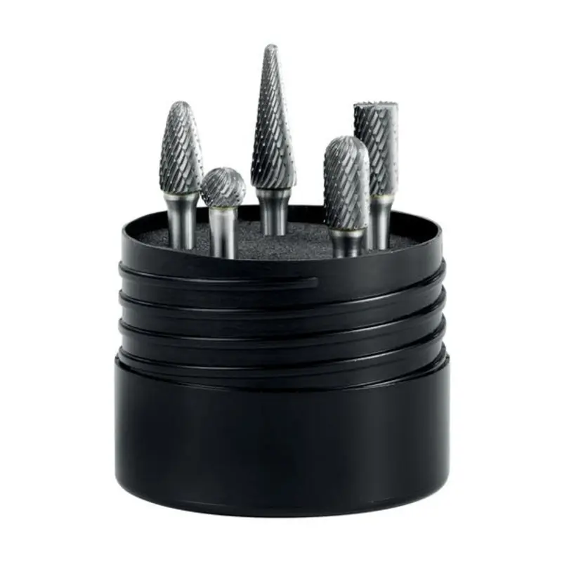 Garryson 5 Piece 9.6MM Double Cut Carbide Burr Set