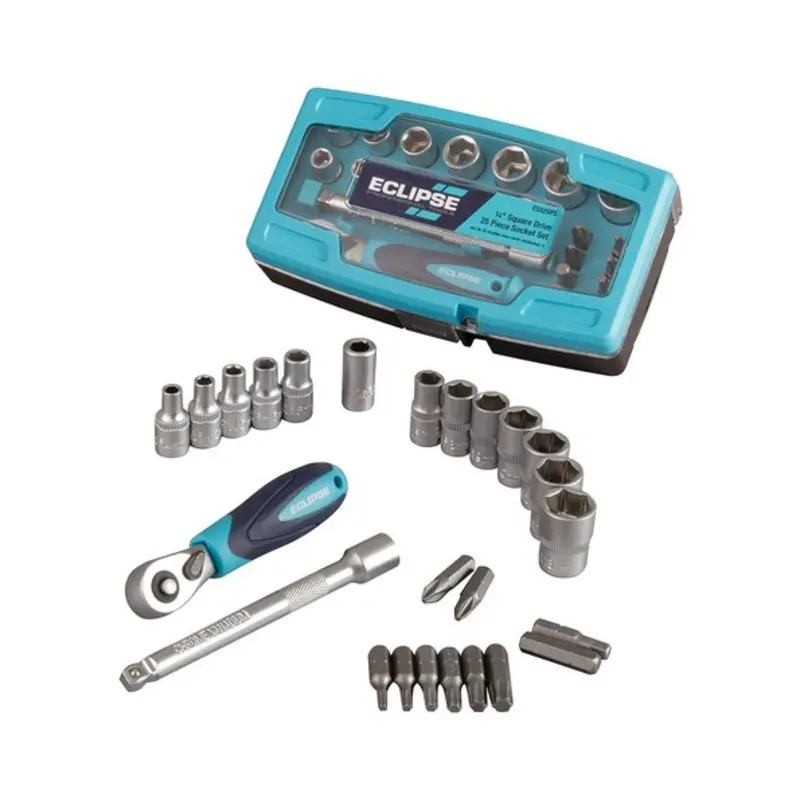 Eclipse 1/4in Square Drive 25 Piece Socket Set