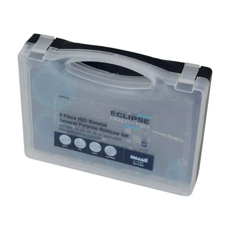 Eclipse General Purpose Predator HSS Holesaw Set
