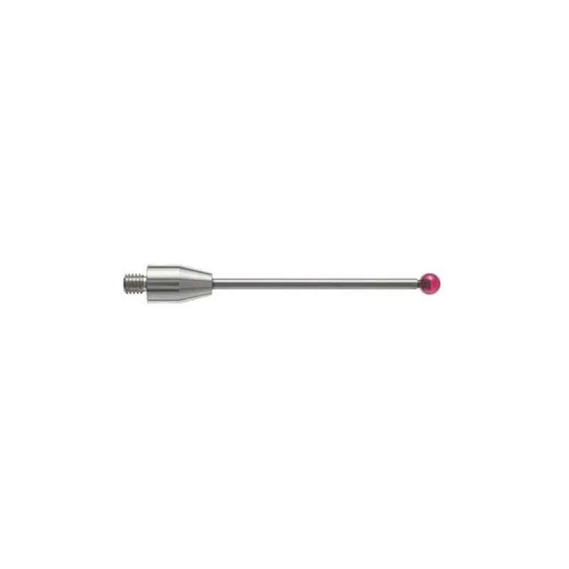 Renishaw 2 x 50mm M4 Tungsten Carbide Stem Ruby Ball Straight Styli