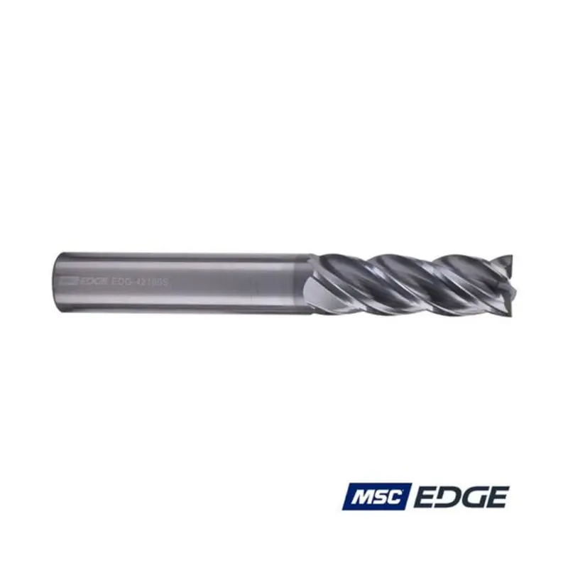MSC Edge 16mm 4 Flute Solid Carbide AlCrSiN Coated Extended Flute End Mill