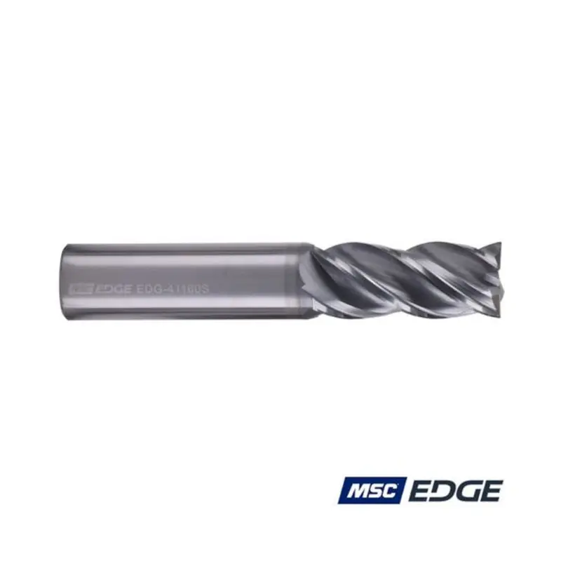 MSC Edge 16mm 4 Flute Solid Carbide AlCrSiN Coated Standard Length End Mill