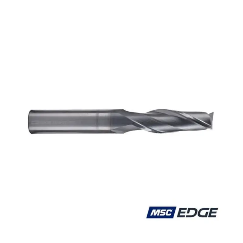 MSC Edge 16mm 2 Flute Solid Carbide AlCrSiN Coated Extended Flute End Mill