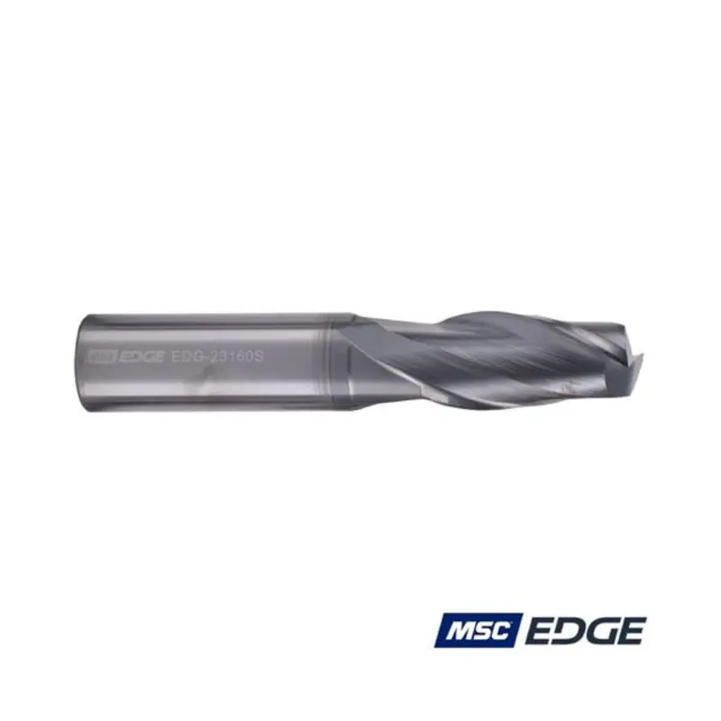 MSC Edge 16mm 2 Flute Solid Carbide AlCrSiN Coated Extended Reach End Mill