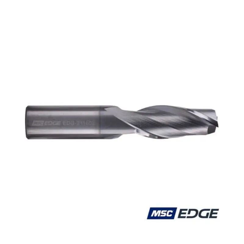 MSC Edge 16mm 2 Flute Solid Carbide AlCrSiN Coated Standard Length End Mill