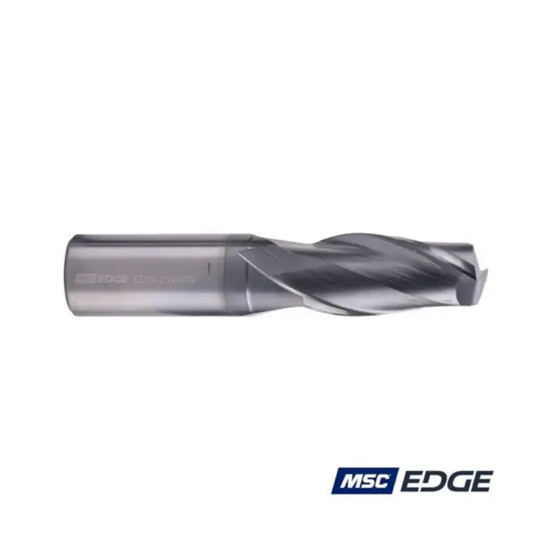 MSC Edge 20mm 2 Flute Solid Carbide AlCrSiN Coated Extended Reach End Mill