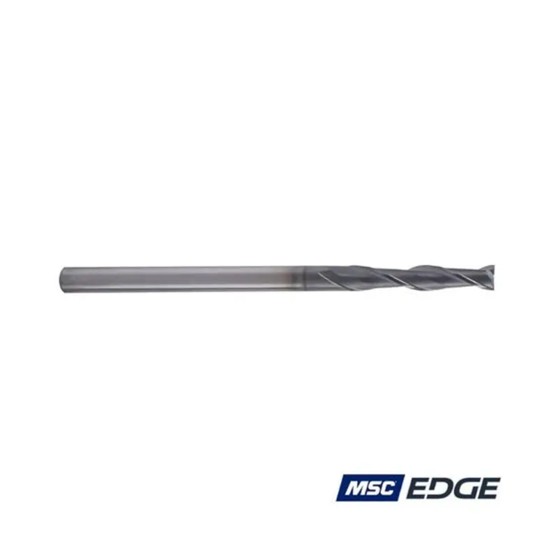 MSC Edge 3mm 2 Flute Solid Carbide AlCrSiN Coated Extended Flute End Mill